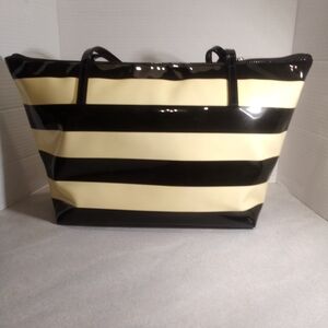 Kate Spade Sophie Black And Cream Tote Bag New